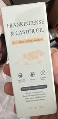 Frankincense & Castor Oil Hydrating Moisturizing Rose Roller Face/Eyes 50mL EXP