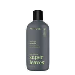 Shower Gel Body Wash Men 14 Fl Oz Natural Matcha Bergamot ATTITUDE Origin