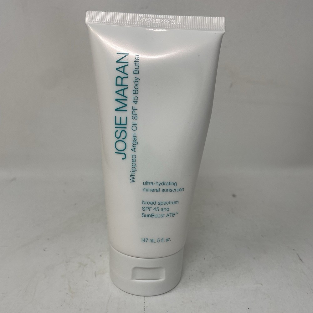Josie Maran Whipped Argan Oil Mineral SPF 45 Body Butter ~ 5 fl oz ~ NEW SEALED