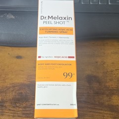 Dr.Melaxin Peel Shot PS Body & Foot Exfoliator Spray, Kojic+Turmeric 200mL