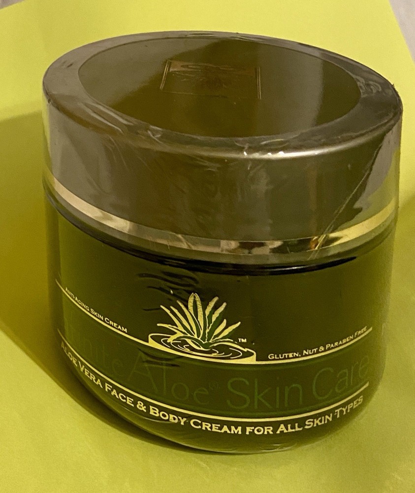 Infinite Aloe Anti-Aging Skin Care 8oz. New! Aloe Vera Face & Body Cream