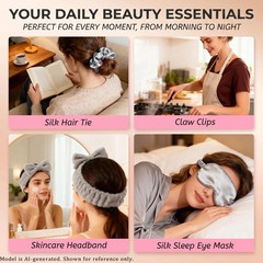 ATROCH Self Care Gift Set for Women with Spa 1 Count (Pack of 7), Grey