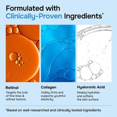 Anti-Aging Face Moisturizer with Retinol, 1.7 Fl Oz (Pack of 1), White