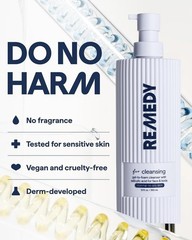 Remedy Gel To Foam Cleanser Gentle Exfoliating Face Wash Salicylic Acid 12 Fl Oz
