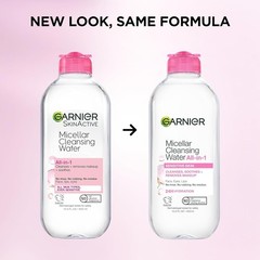Garnier Micellar Water, Hydrating Facial Cleanser & Makeup Remover, Suitable for