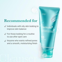 Advanced Medicube Azelaic Acid Niacinamide Deep Clean Foam Cleanser