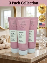 Love Rose Vanilla Body Cream Bundle 3 Pack Free Shipping New