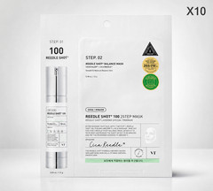 K BEAUTY VT Reedle Shot 100 2 Step Hydrogel Mask Pack 10 Sheets Skin Booster