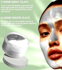 WNP Duo Cleansing Clay Mask Deep Cleansing 15 Minute Skin Care Regiment 09/2027