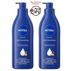 Nivea Nourishing Body Milk Lotion 350ml Dry to Very Dry Skin (2 pack)