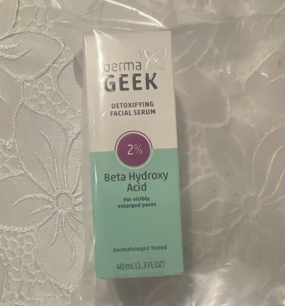 Derma Geek Detoxifying Facial Serum 2% BHA Salicylic Acid Pores 40 mL