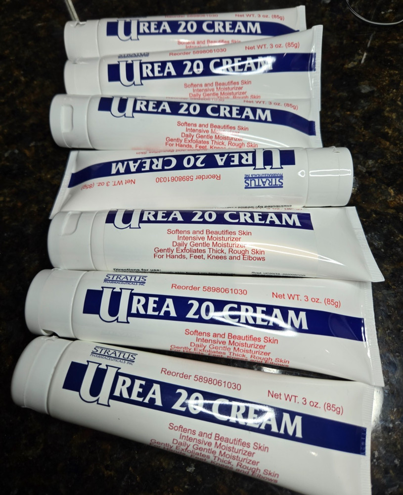STRATUS Urea 20% Cream 3oz – No box item! Per tube & not expired