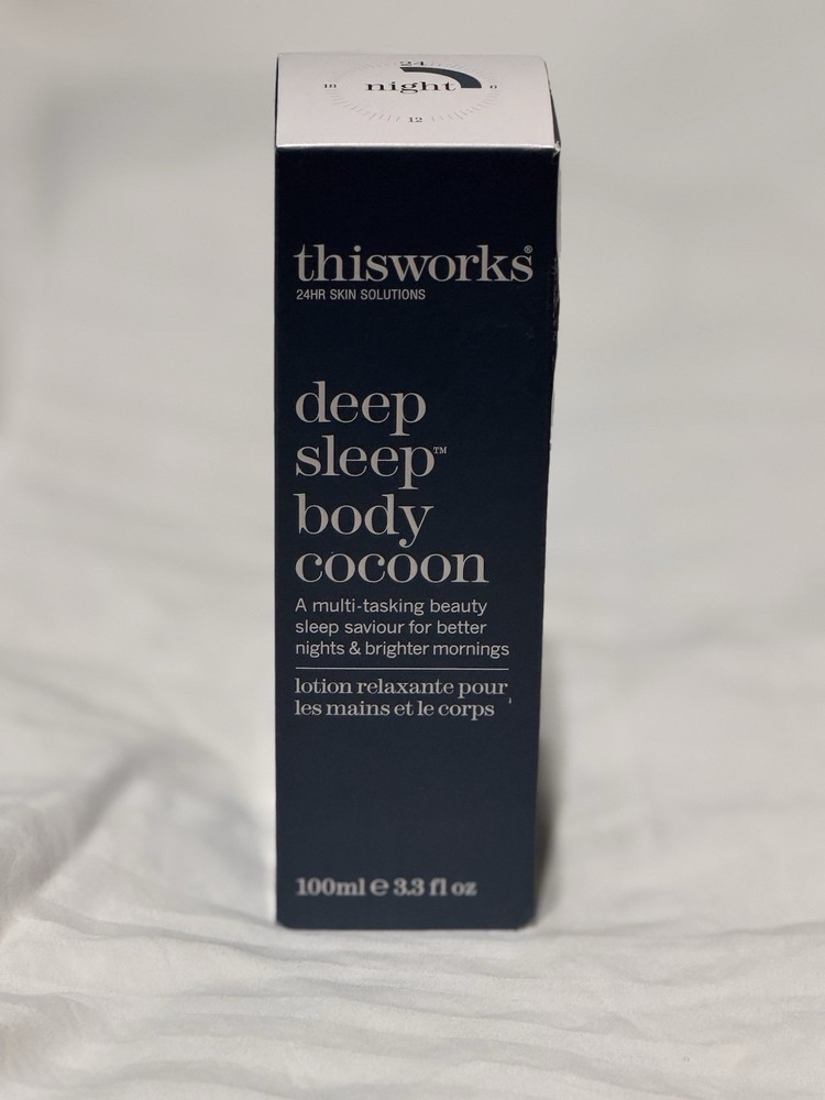 This Works Deep Sleep Body Cocoon Bedtime Lotion – 3.3oz Brand New!