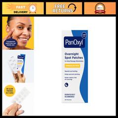 Overnight Hydrocolloid Spot Patches – 80 Count, Medical-Grade, Blemish Treatment