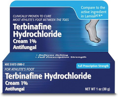 Terbinafine Hydrochloride AntiFungal Cream 1% (1 oz.)