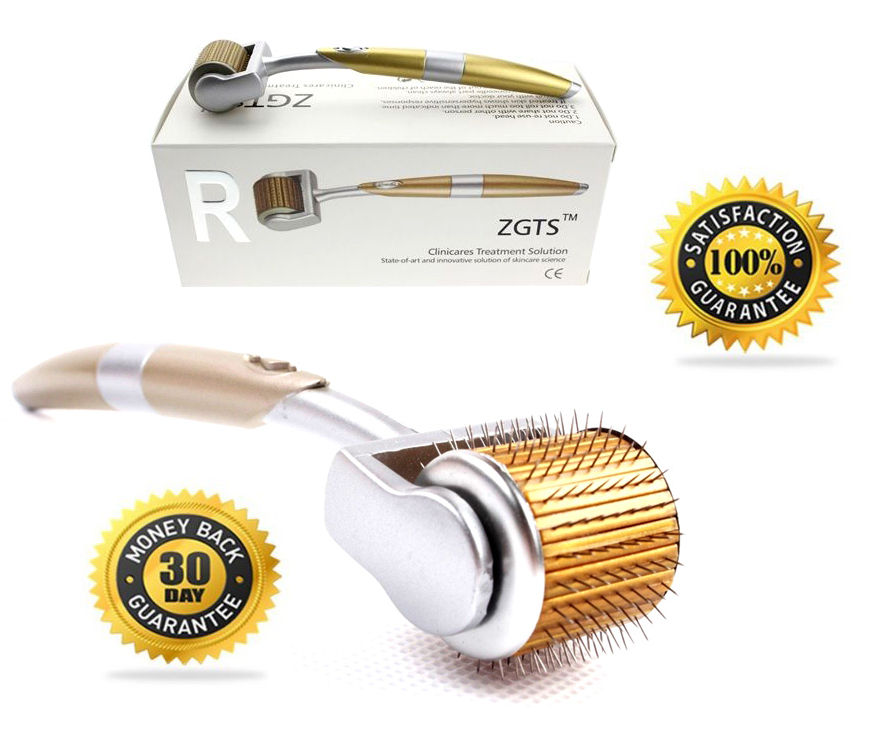 ZGTS Titanium Roller 0.2-3.0mm with Free Travel Case – Anti aging, Wrinkles NEW