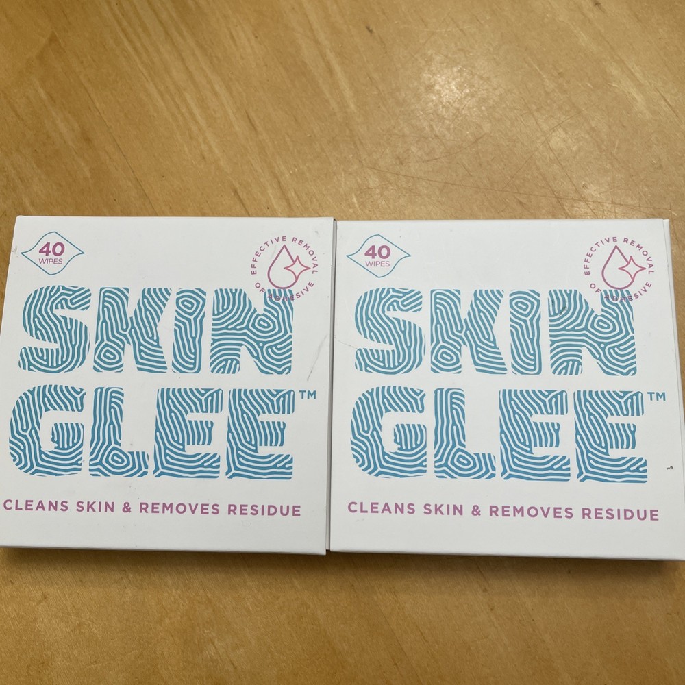 NEW 2 PACKS Not Just a Patch Skin Glee CGM Skin Cleanser, 40.0 ea