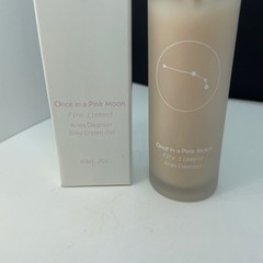 PINK MOON- Once in a Pink Moon Fire Element Aries Cleanser Silky Cream-Gel-2 oz