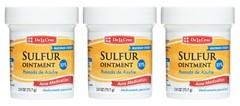 De La Cruz 10% Sulfur Ointment Acne Treatment 2.6 OZ – (3 JARS) Exp. 6/2026