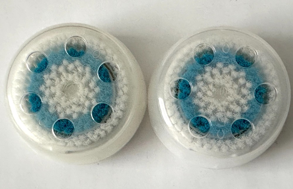 Clarisonic Deep Pore Brush Head for Face Brush Blue 2x brush heads