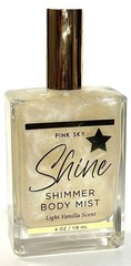 Pink Sky Body SHINE Shimmer Body Mist – VANILLA SCENT 4 FL OZ 118ML NEW SILVER