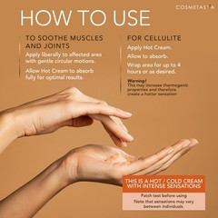 Anti Cellulite Massage Oil & Hot Cream Massage Gel 8.8 oz W Cellulite Massager