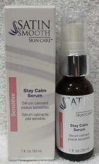 Satin Smooth Skin Care STAY CALM SERUM Sensitive Redness Dryness 1 oz/30mL New