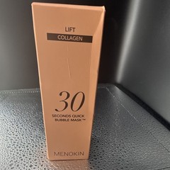 MENOKIN 30 Seconds Quick Bubble Mask Lift Collagen + HA Face 95ml Exp 2029