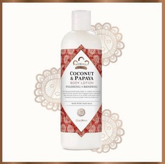 Nubian Heritage Coconut & Papaya Body Lotion 13 fl oz ×2 – Polishing Renewing