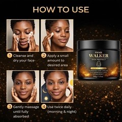 (4 pack) Walker Skin Protect Face Cream For Black Women Facial Moisturizer Cream