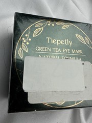 Tiepetly Green Tea Eye Mask | Natural Formula 84g /60 Pieces