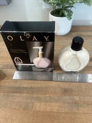 Vintage ~ Limited Edition Oil of Olay ~ Beauty Fluid 5oz Glass Bottle Pump
