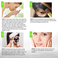 Blooskim Charcoal Blackhead Remover Mask, Herbal Clean Oily & Combo Skin, 80ml