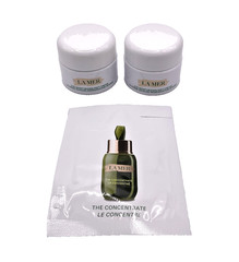 LA MER The Moisturizing Soft Cream 7ml/0.24 oz each & The Concentrate Serum