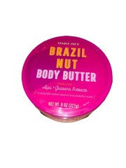 Trader Joe’s Brazil Nut Body Butter Fresh Nutty Scent Sealed Limited Edition 8oz