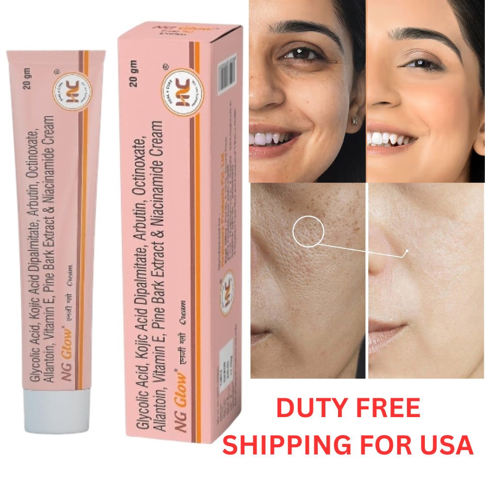 NG glow extra skin whitenig cream 20 gm for removes dark spots improve skin tone