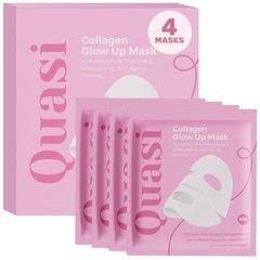 4 pcs/box Quasi-Collagen Glow Up Masque Hydrating & Firming Facial Mask US