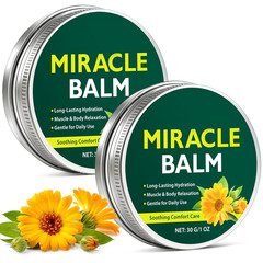 2 Pack Miracle Balm for Swollen Legs, Veins Soothing, Relaxing & Comfortable, Bo