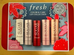 fresh m Color & Care Sugar Lip Balm Set Hydrating Mini 0.07 oz Set of 5