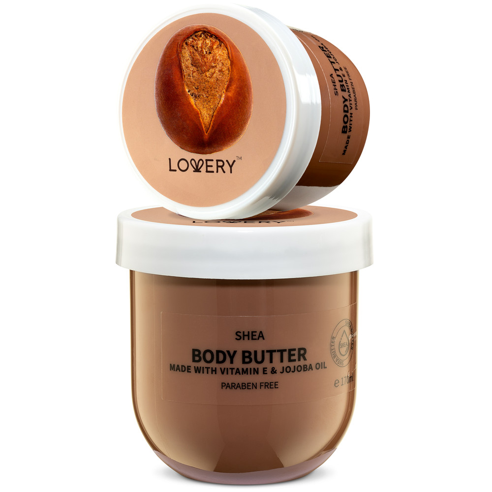 Shea Whipped Body Butter – Ultra-Hydrating Butter Body Cream with Jojoba Oil
