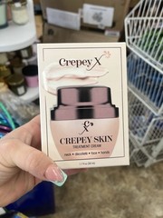 NEW Crepey X Crepey Skin Treatment Cream ~Neck/Decollete/Face/Hands~ 1.7 fl oz