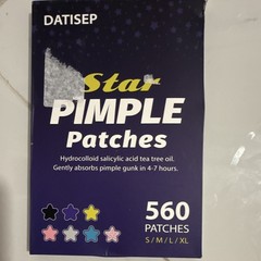 DATISEP Star Hydrocolloid Pimple Patches Salicylic Acid Tea Tree Oil 560