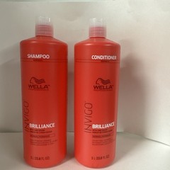 Wella Invigo Brilliance Normal Shampoo Conditioner Duo 33.8oz/1L