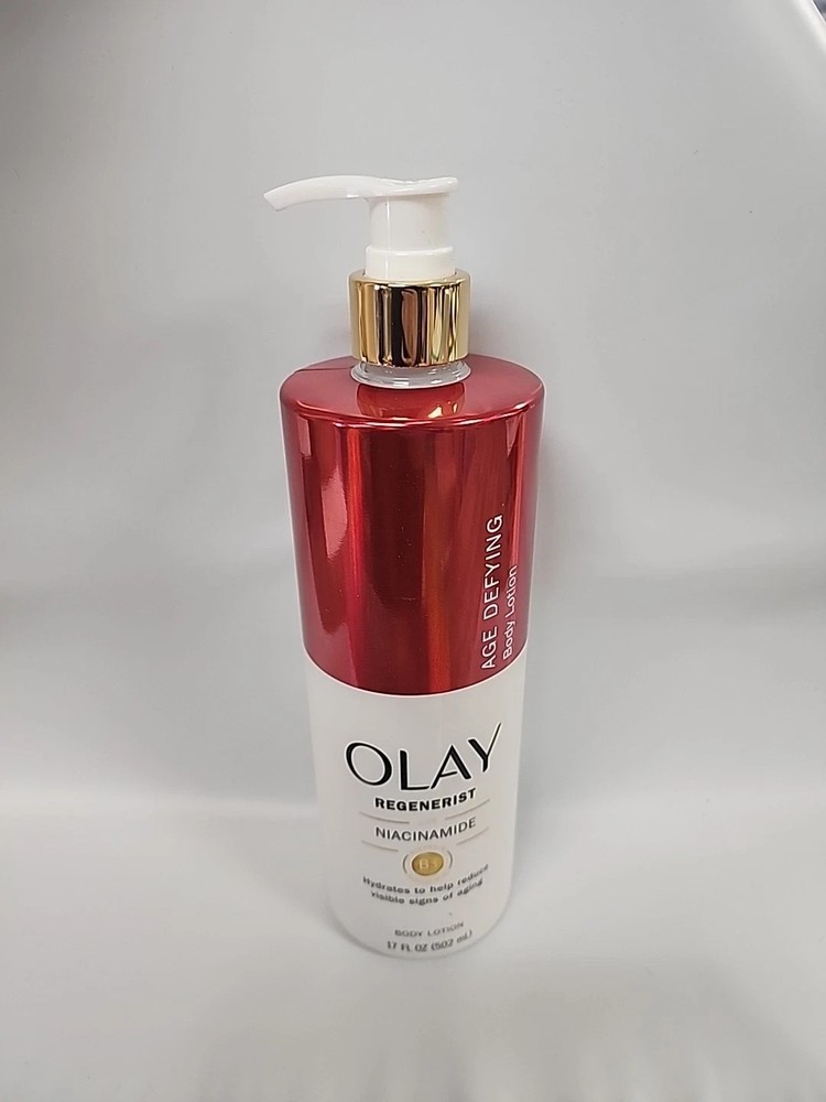 Olay Body Lotion for Women, Age Defying with Niacinamide Serum 17fl oz