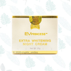 New EV Princess Whitening Night Cream (25g) FAST SHIPPING EXP 12/2026