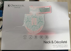 Omnilux Contour Neck & Decollete Lines Wrinkles Red Light Therapy Device