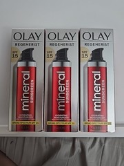 Olay Regenerist Mineral Sunscreen SPF 15 Hydrating Moisturizer EXPIRED
