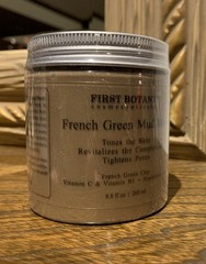 ORGANIC Purest French Green Mud Mask Deep Cleansing Vitamin C E HYALURONIC ACID