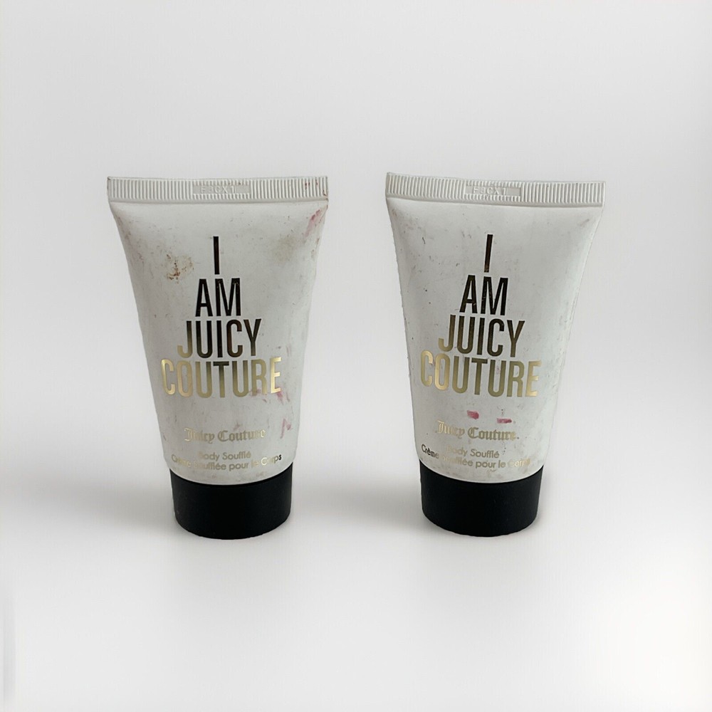 2 PACK Juicy Couture I Am Juicy Couture Body Souffle Lotion Travel Size 1.7 floz
