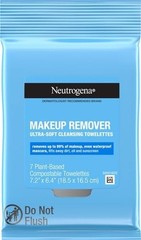 Make-Up Remover Cleansing Towelettes, 7 Count, Packaging May Vary